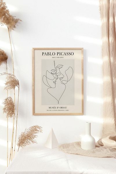 epiqart Picasso - Wooden Patterned Frame Design