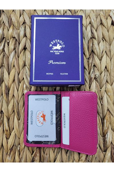Westpolo Θήκη για κάρτες Unisex 1026 από γνήσιο δέρμα