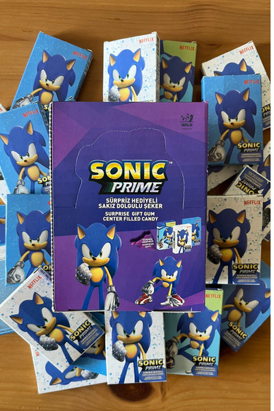 wildpanda بطاقات ألعاب Sonic Prime New Character - 24 صندوقًا كاملًا، 240 قطعة