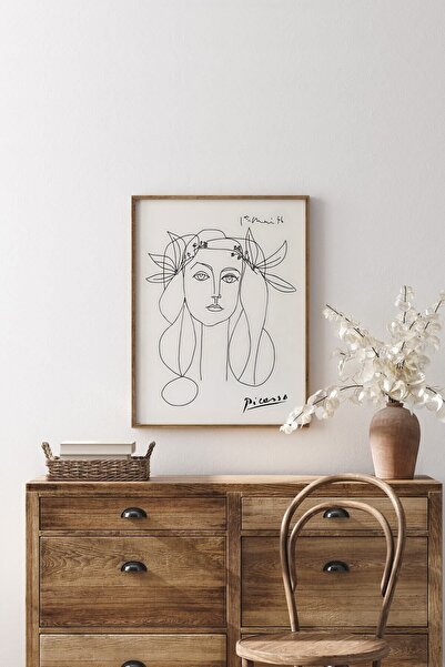 epiqart بيكاسو - إطار خشبي منقوش