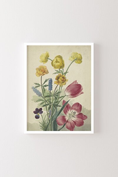 epiqart Buchet de flori - Rama alba