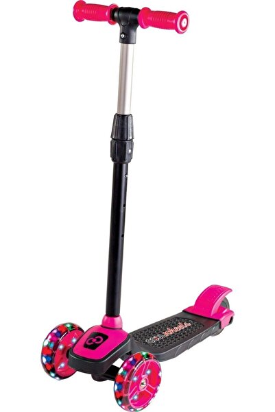 Genel Markalar Cool Wheels Twist Led Işıklı 3 Tekerlekli Yükseklik Ayarlı Scooter - Pembe