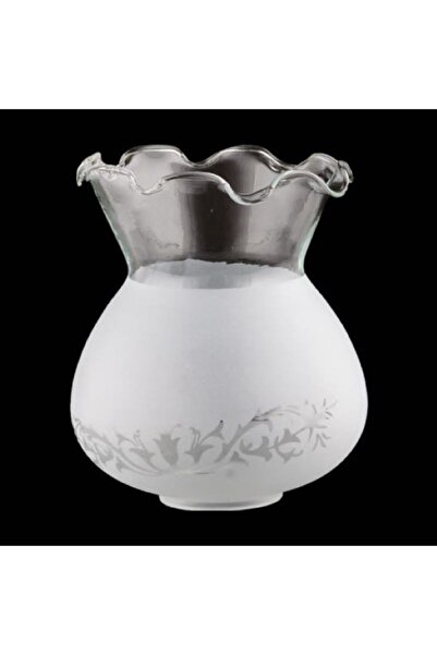ADA AVİZE Fanus Avize Camı Mat Beyaz(boyu 14 Cm, Çapı 12 Cm)