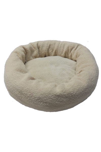 optimal&prime Cappuccino Plush Soft Cat Bed