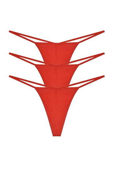 riways secret Cotton Rope Thong 3 Pack