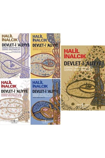 TÜRKİYE İŞ BANKASI KÜLTÜR YAYINLARI Devlet-i Aliyye 5 Kitap Tam Set / Halil I...