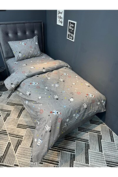 Violacasa Σετ Παπλωματοθήκη Young Room με Ελαστικά Σεντόνια 100% Cotton Space...