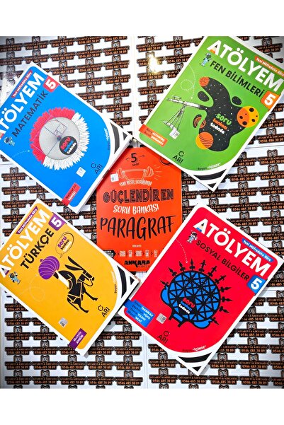 Arı Yayıncılık Arı Yayınları 5.Sınıf Atolyem Set 5 Kitap Paragraf Hediyeli (Y...