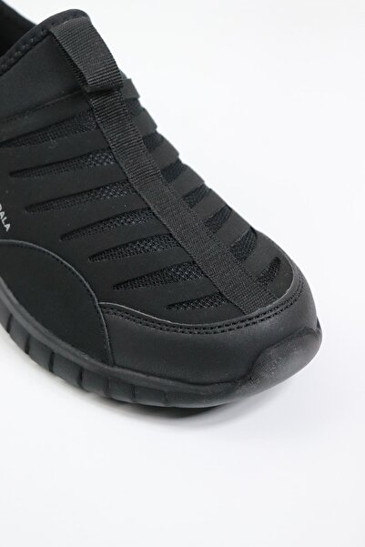 M.P. M.P - 241-7350 Μαύρα ανδρικά αθλητικά παπούτσια χωρίς κορδόνια