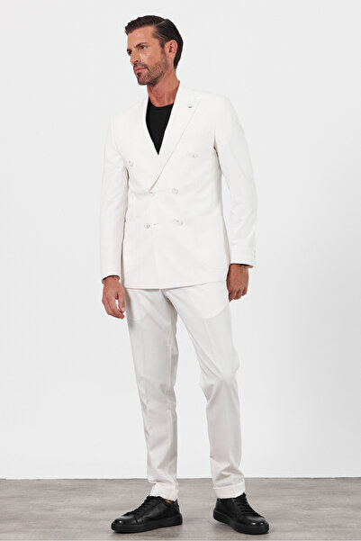 Terziayhan Чоловічий костюм Slimfit з лацканами - комір-стійка, подвійний розріз