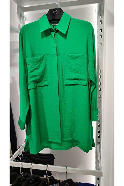Meryemce Butik CEPLİ KETEN AYROBİN GÖMLEK