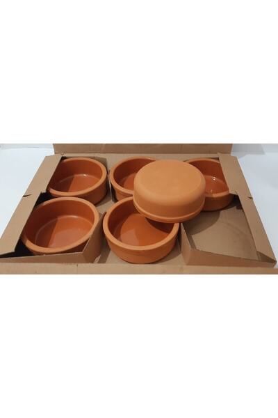 renkli çiçekler Güveç 6 Lı Güveç Sütlaç Yoğurt Kuru Fasulye Güveci