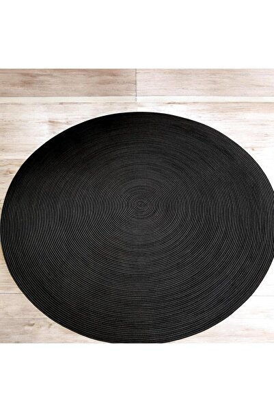 JÜTEX HOME jüt Hasır görünümlü Desenli Modern El Örgüsü daire Halı Kilim