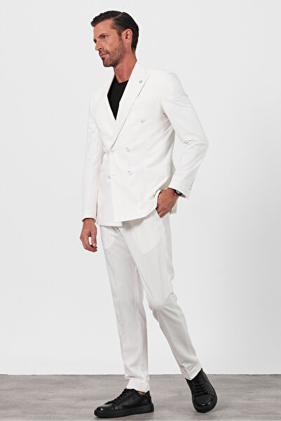 Terziayhan Чоловічий костюм Slimfit з лацканами - комір-стійка, подвійний розріз