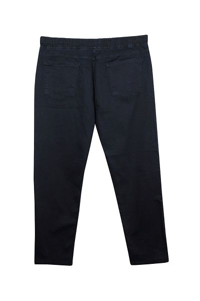 marufshop Μαύρο τζιν παντελόνι μεγάλου μεγέθους - Μεταξύ 118-156 κιλών, δαντέλα στη μέση