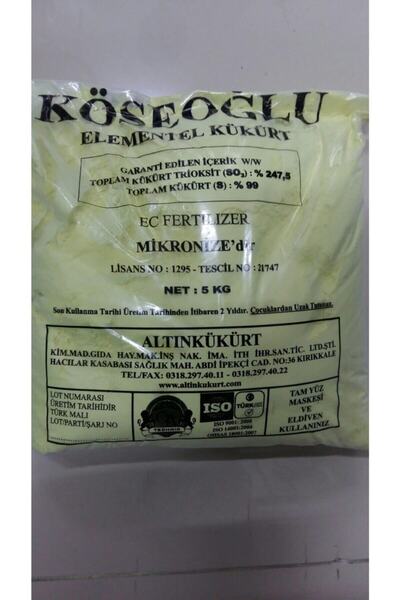 altınkükürt 5 Kg - Köseoğlu, Güçlü Ve Etkili Kükürt Ürünü