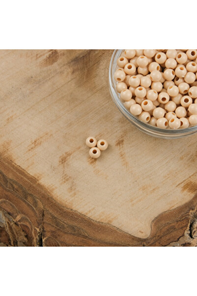 Prestij Boncuk 6 mm Model-03 - 500 gr Boja kože Makrame perle