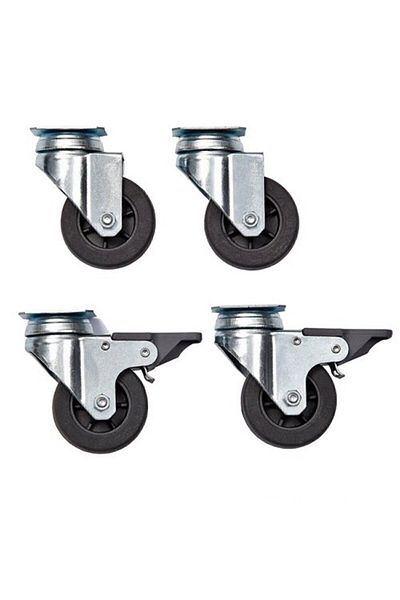 Record Skudo 4-5-6-7-8 Wheel Set for Dog Carrier Cage8022967036313