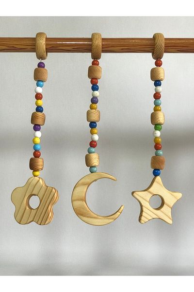OZZANİ WOOD Baby Gym Playground Toy Crib Stroller Toy Ornament