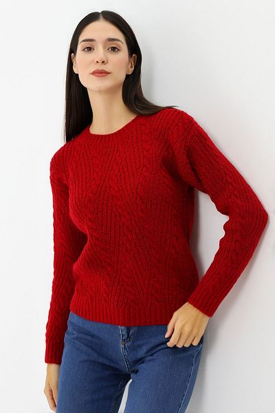 Devinka Pulover de damă din tricot împletit