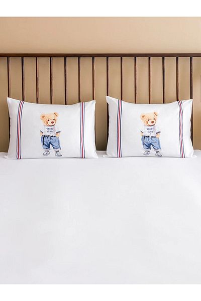 LC Waikiki LCW HOME Teddy Printed Μαξιλαροθήκες 2 τεμαχίων - 50x70 εκ