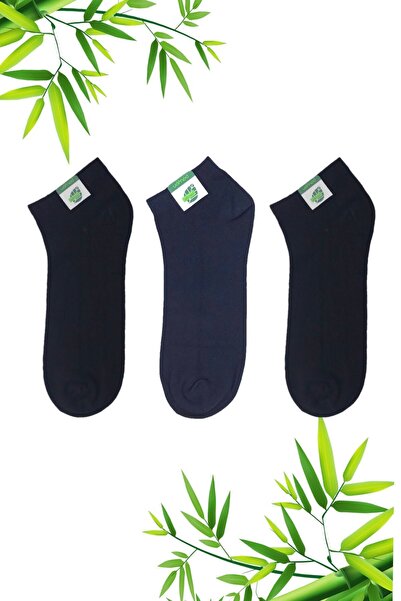 GezBros 3 чифта къси чорапи от висок клас в тъмносин и черен цвят (два чифта ...