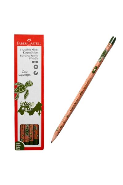 Faber Castell Faber-castell Anadolu Mirası Deniz Kaplumbağası 2b Kurşun Kalem...