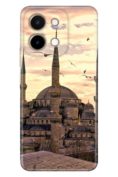 Cekuonline Vivo Y28 Compatible Case Silicone Patterned Vivoy28 Cover Mosqueton