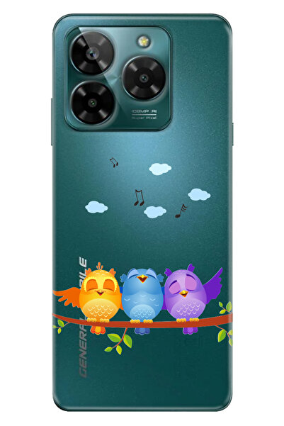 General Mobile ERA 50 Kılıf Telefon Kılıfı ERA50 Baskılı Kuşlar