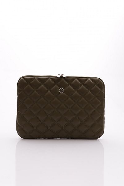 DGN Γυναικεία θήκη Laptop Tablet με Καπιτονέ Χακί 11282334135102