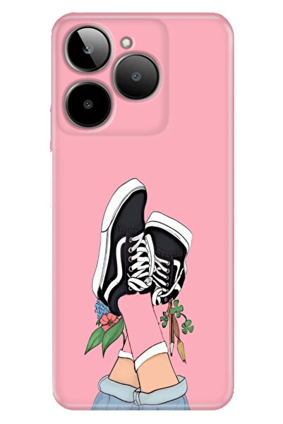 General Mobile ERA 30 Kılıf Telefon Kılıfı ERA30 Baskılı Pembe Kolej