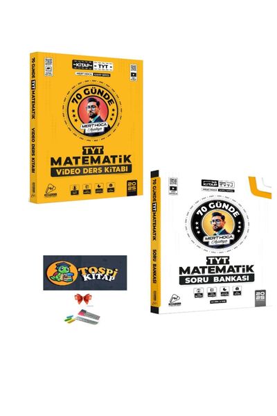 Mert Hoca Yayınları Mert Hoca  Yeni  2025 TYT 70 Günde Matematik Soru Bankası...
