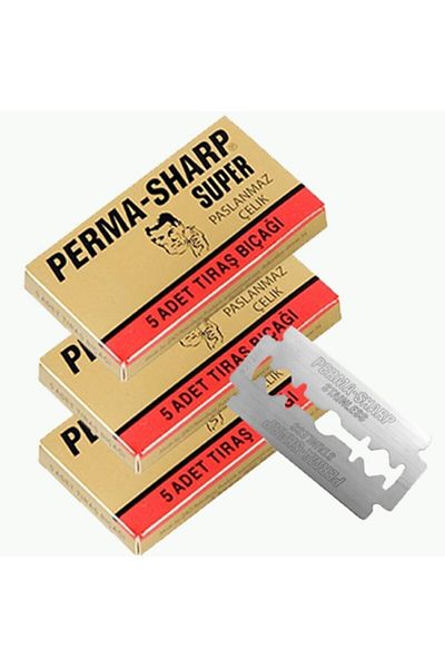 Gillette Permasharp 5-Piece Shaving Razor ''3 Pack''
