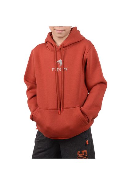 Uniquetex Hanorac pentru copii cu design special cu litere Göktürk - VEK RIBBON (BOZKURT)