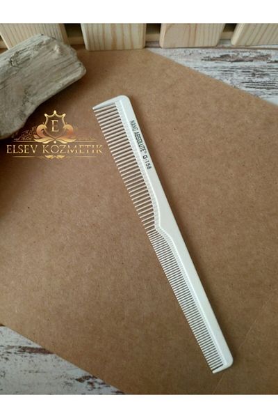Nano Absolute Cutting Comb G-158 White Elsevkozmetik