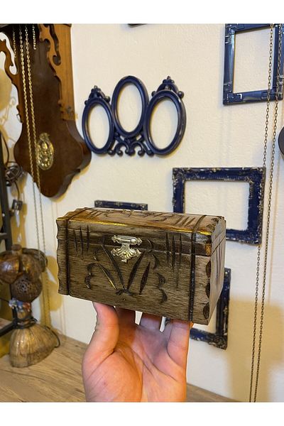 AYAL AHŞAP Wooden Crate Small Size13.5 cm