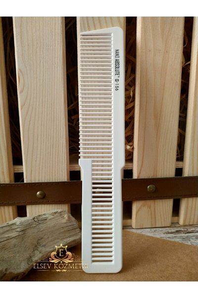 Nano Absolute Cutting Comb G-156 White Elsevkozmetik