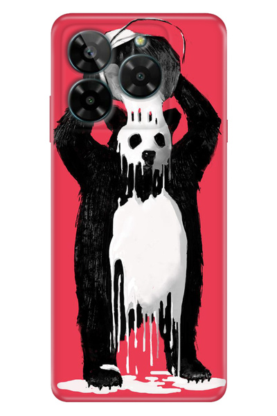 General Mobile Era 50 Compatible Case Silicone Printed Era50 Cover Panda Kingo
