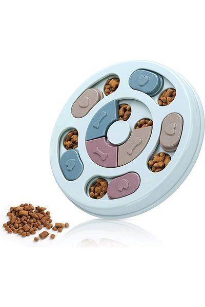 FABYAN BLUE Dog Toy - Slow Feeder and Food Dispenser Food Puzzle