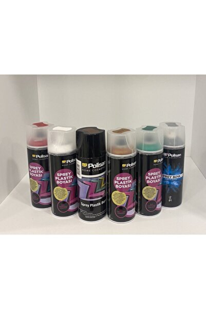 Polisan Mat Beyaz Plastik Yüzey Sprey  Boya 400 Ml