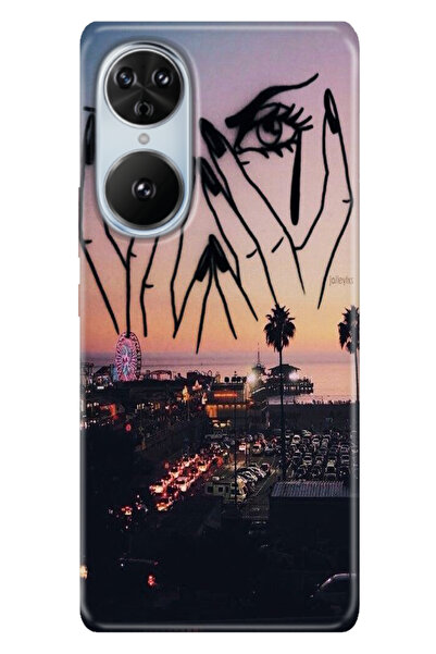 Reeder S19 Max Pro S Edge Kılıf Silikon Desenli Kapak Cloud Girl