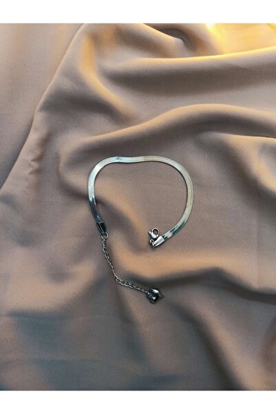 stainles steel سوار سلسلة إيطالية فضية