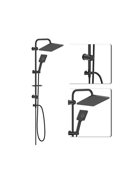 Bien Salvo Plus Siyah Duş Kolonu