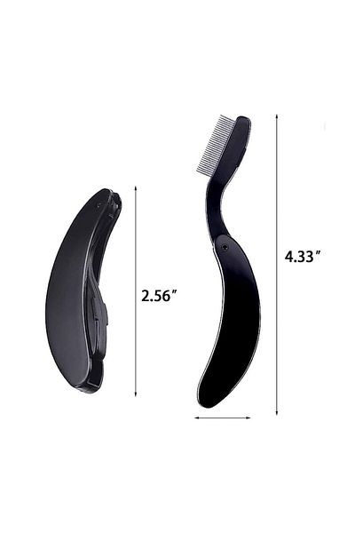 Anil Professional Cosmetics Anil Metal Eyelash Comb - Your Effective Comb for Natural and Uniform Looking Eyelashes