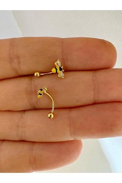 Arescollection Zircon Stone Rook Piercing - Ari Design
