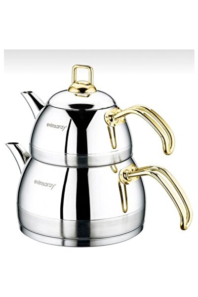 Genel Markalar Çelik Venüs Orta Boy Çaydanlık Altın Altın