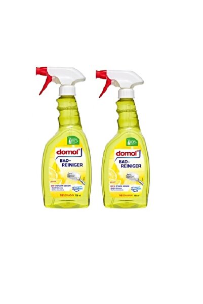 DOMOL Banyo Yüzey Temizleyici Kir Ve Kireç Çözücü Sprey Limon Kokulu
