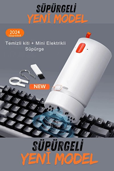 Redclick 21 in 1 Oto Araç Şarjlı Süpürge Kulaklık Klavye Laptop Temizleme Kiti