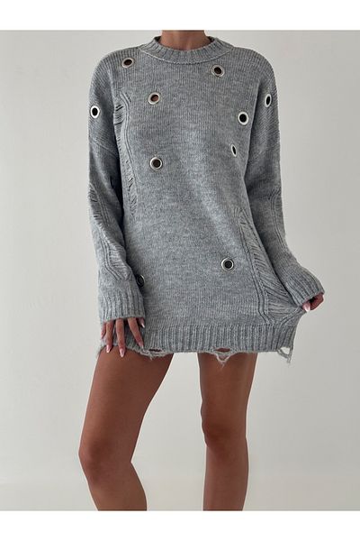 İLKCET MODA Oversize tunika - detail dírky