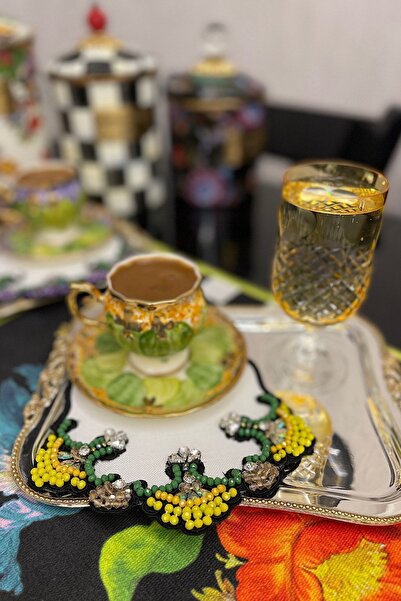 bibashka Sarılı Kristal El Işi 2li Kokteyl Peçete